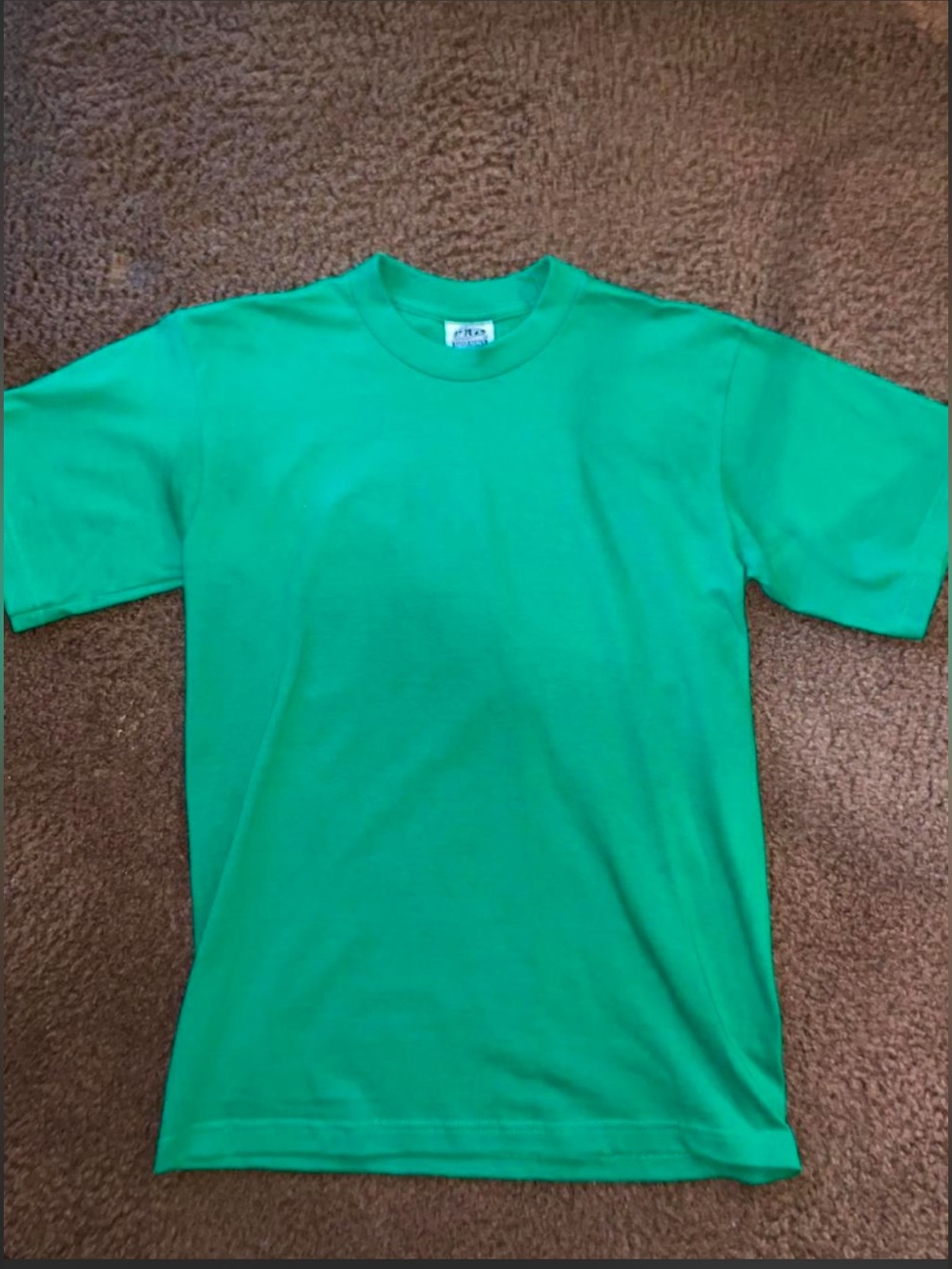 Men's Classic Crewneck T-Shirt in Bright Green